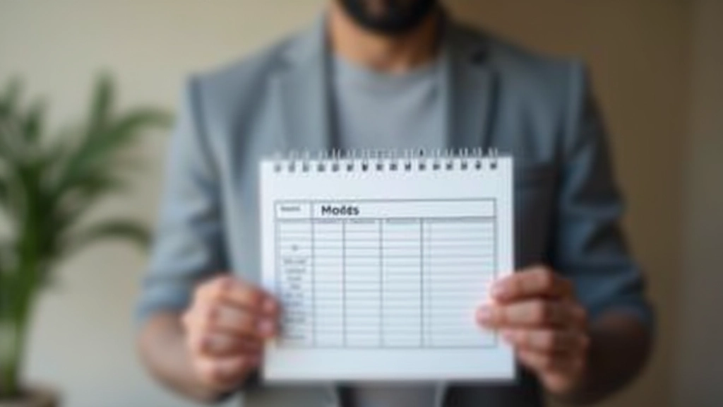 Personne planifiant son budget annuel avec un calendrier et des objectifs écrits