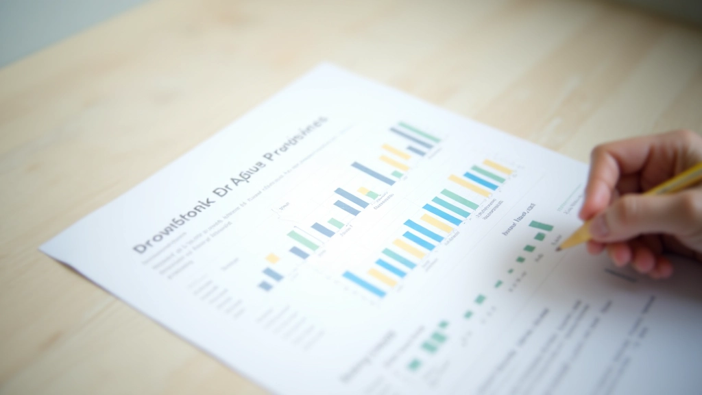 Tableau de bord financier avec des indicateurs de progression et des métriques de budget